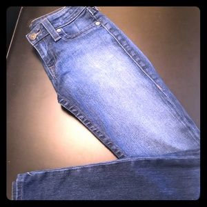 True Religion Medium Washed Skinny Jean